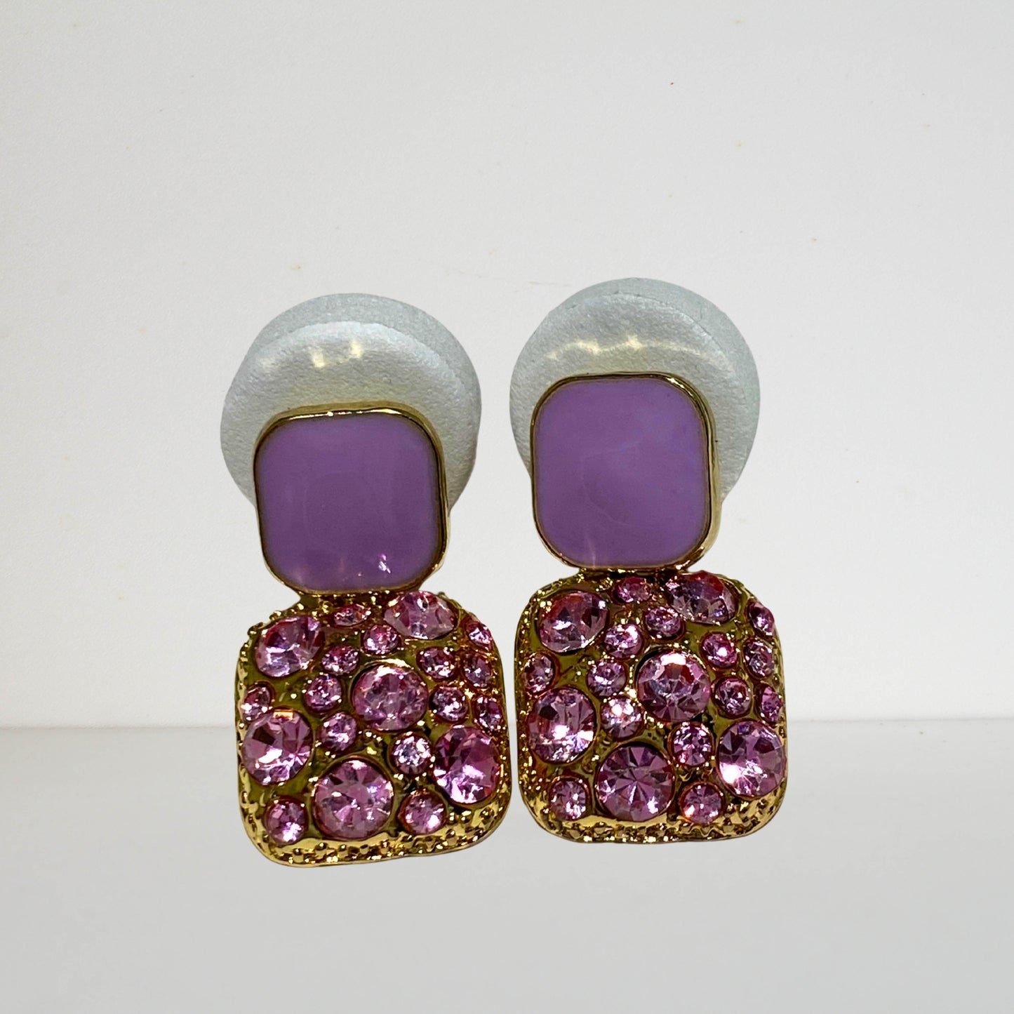 Fancy Crystal Drop Earrings