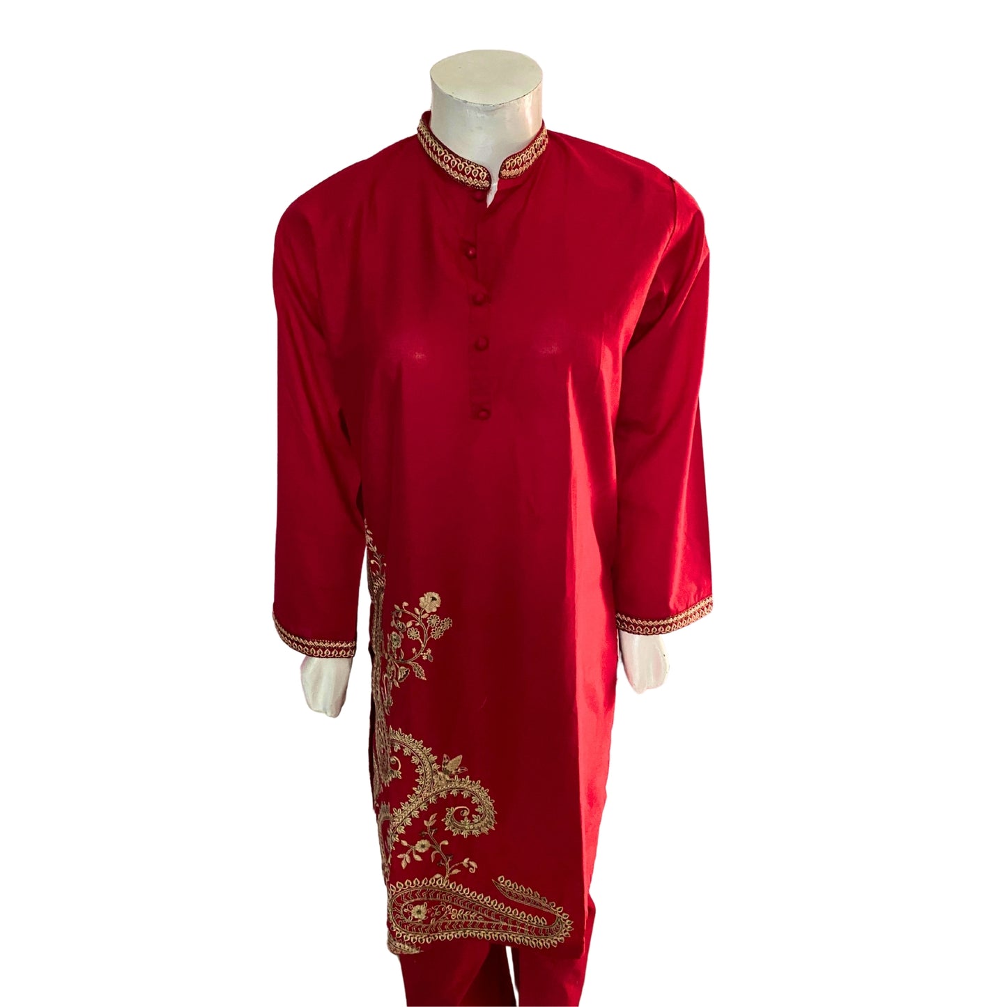 2 Piece Cotton Lawn Suit - Embroidered (Pret)