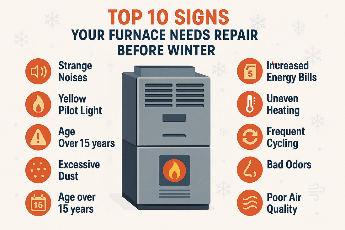 Top 10 Signs Your Furnace Needs Repair Before Winter (Don’t Get Caught Off Guard)
