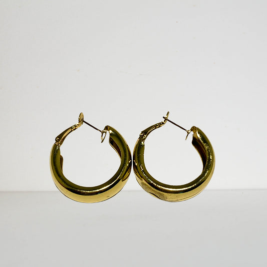 Classic Bold Gold Earrings