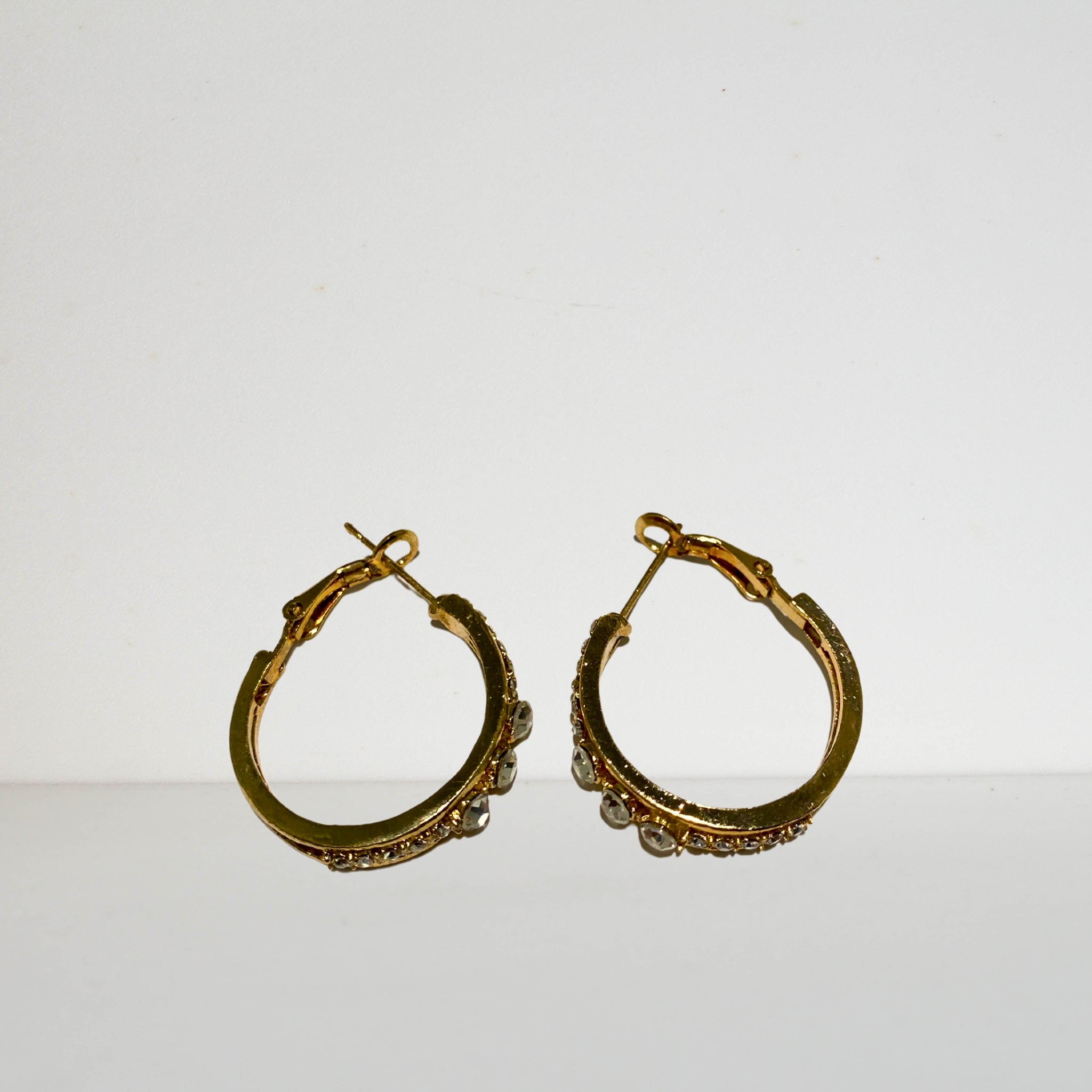 Fancy Crystal Edge Earrings