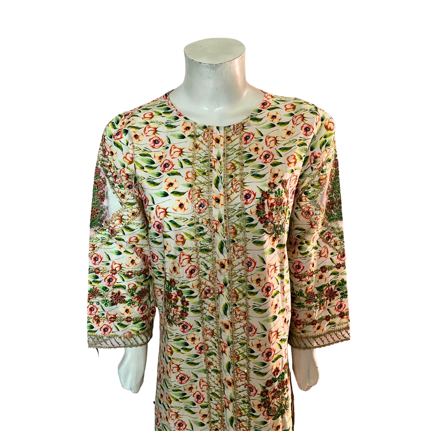 2 Piece Cotton Lawn Suit - Embroidered (Pret)