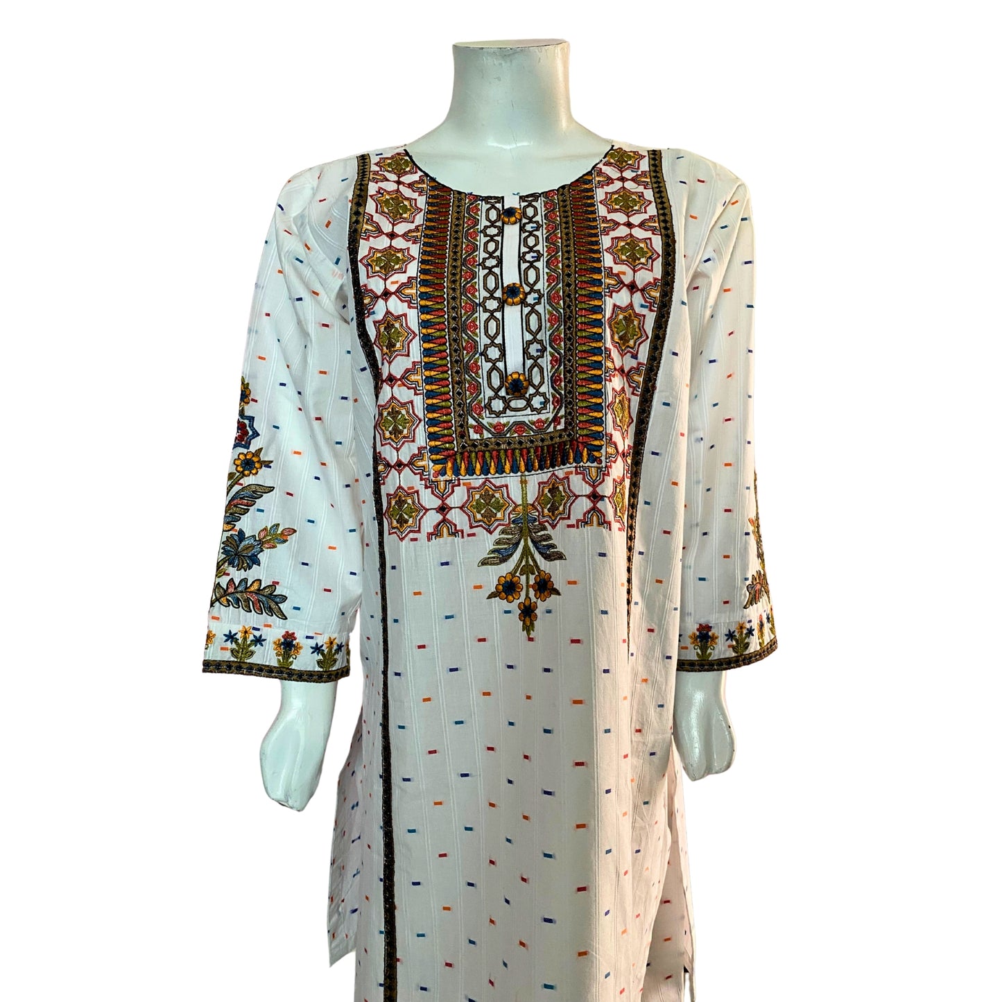3 Piece Cotton Lawn Suit - Embroidered (Pret)