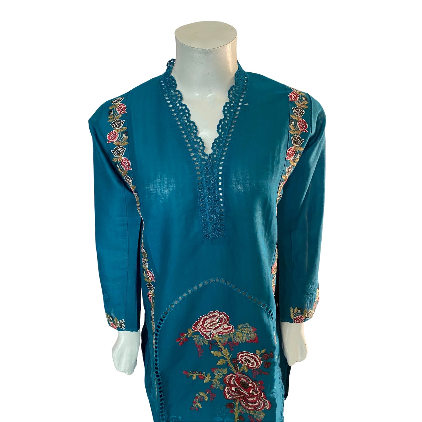 2 Piece Cotton Lawn Suit - Embroidered (Pret)