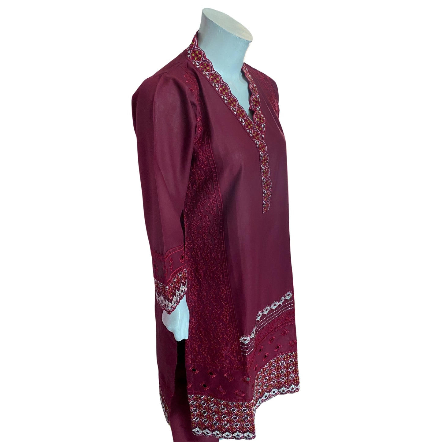 3 Piece Cotton Lawn Suit - Embroidered (Pret)
