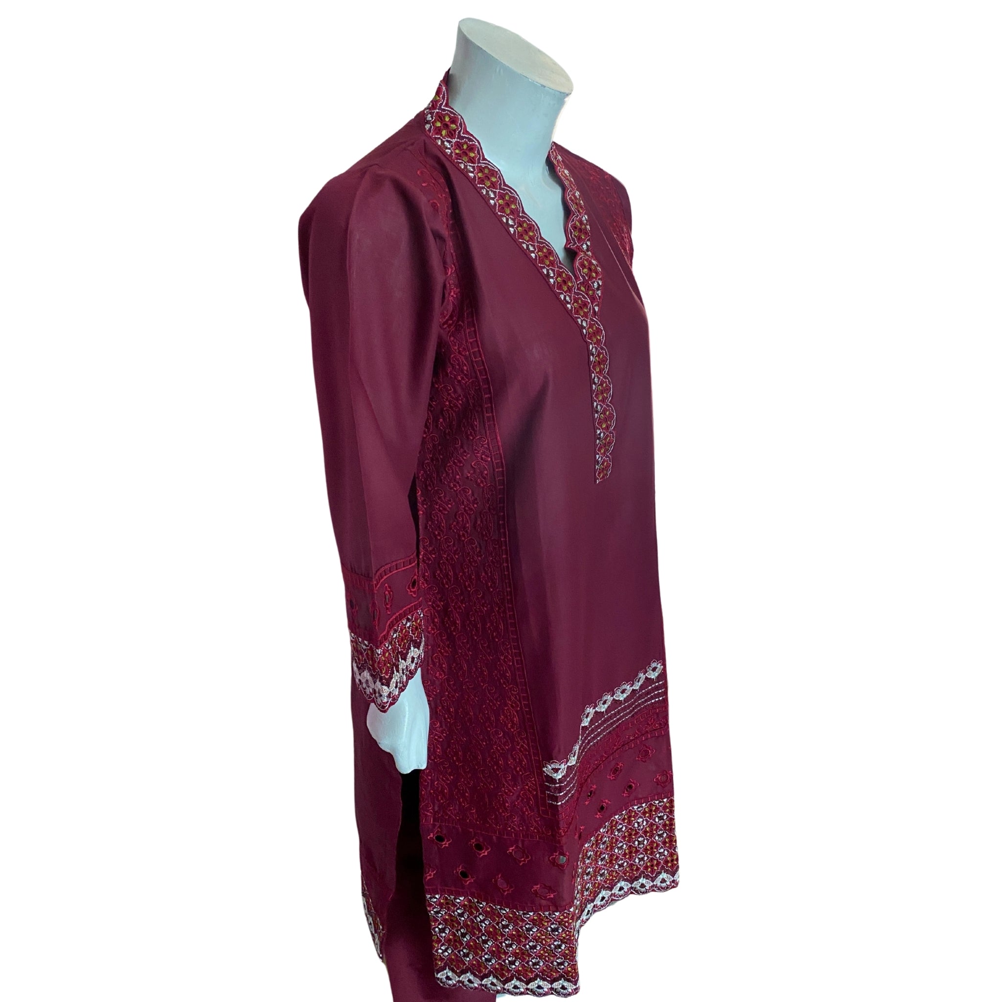3 Piece Cotton Lawn Suit - Embroidered (Pret)