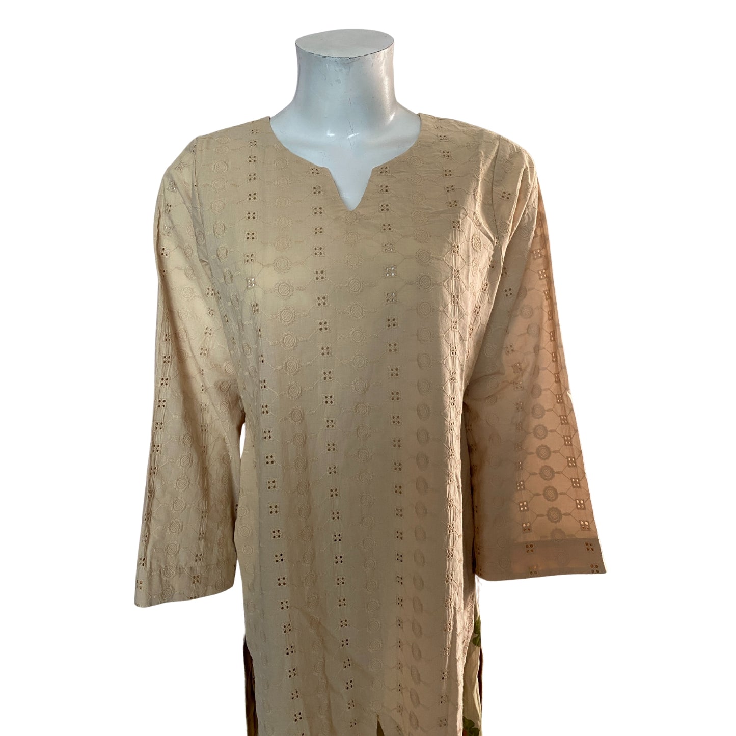 2 Piece Premium Chikankari Cotton Lawn Suit - Embroidered (Pret)