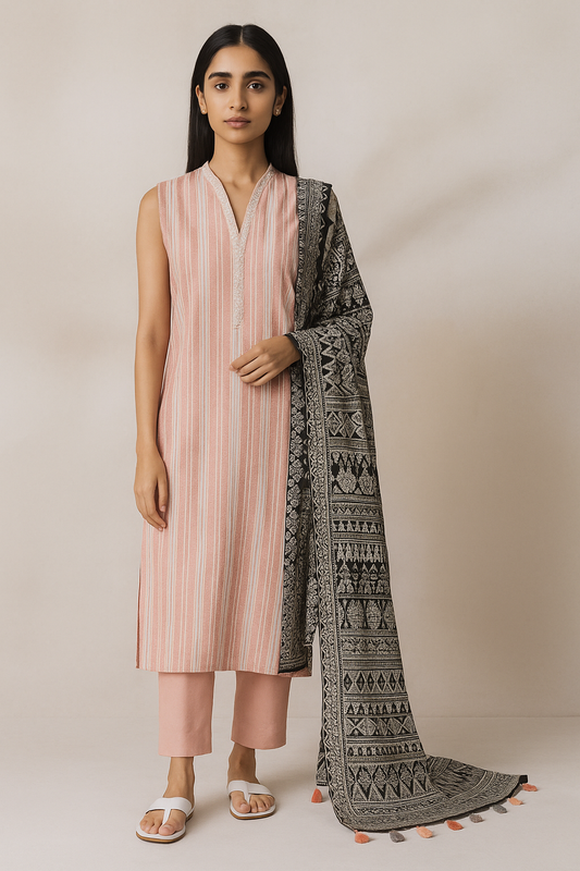 3 Piece Sapphire Lawn Suit - Printed (Unstitched)