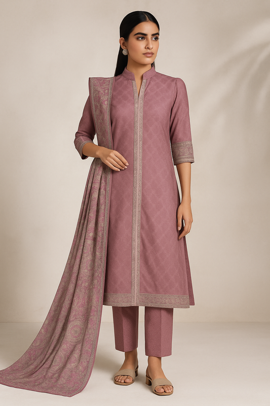 3 Piece Sapphire Lawn Suit - Printed (Unstitched)