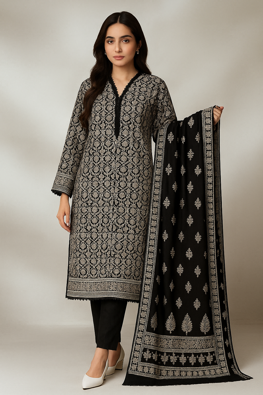 3 Piece SAYA Lawn Suit - Printed (Unstitched)