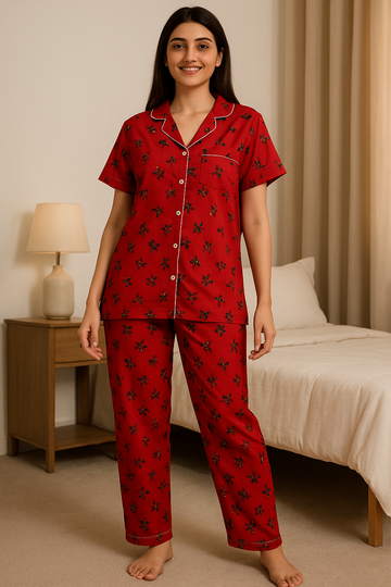 2 Piece Nightwear - Stitched
