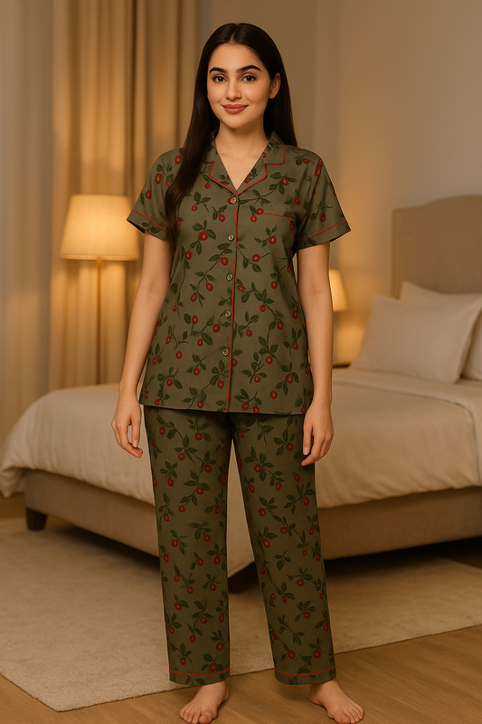 2 Piece Nightwear - Stitched
