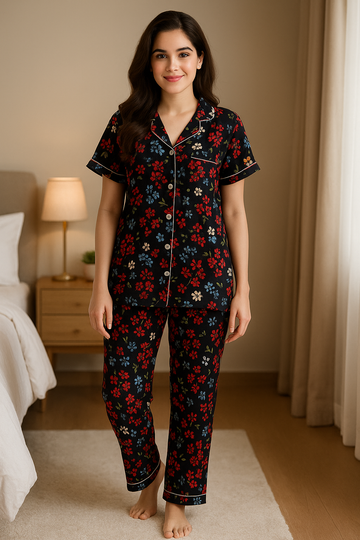 2 Piece Nightwear - Stitched