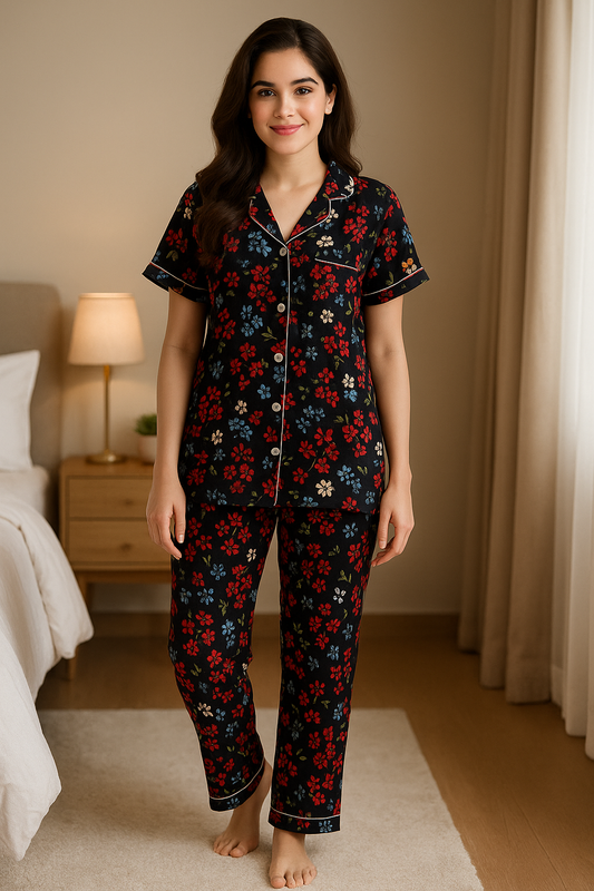 2 Piece Nightwear - Stitched