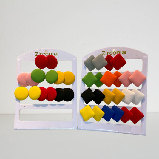 Multi Colors Ear Rings