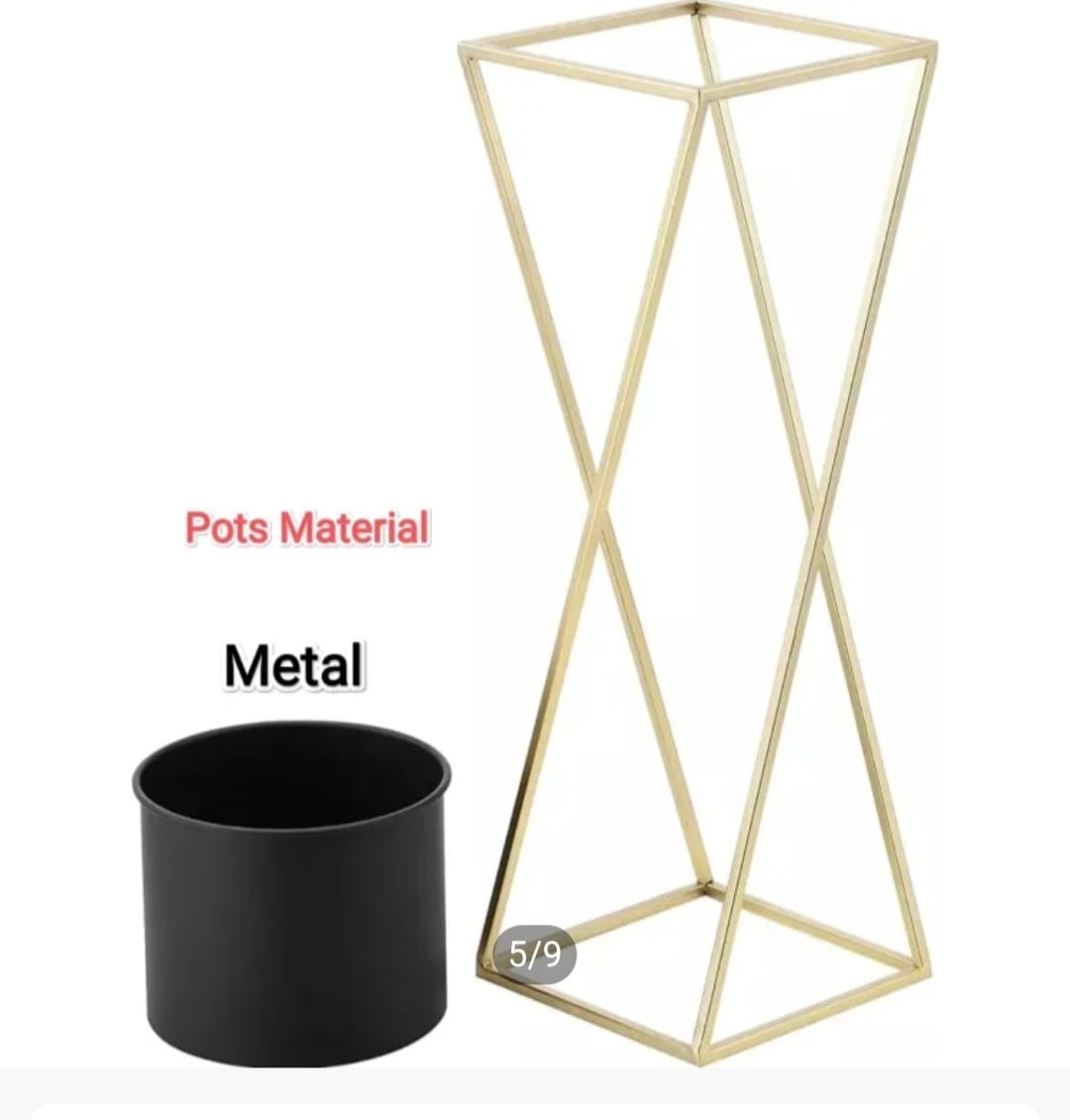 Planters - Planters Pot - Planters Pots flower stand - 2 Metal Plant Flower Floor Stand- Modren Planters Flower Pots - Flower Stands