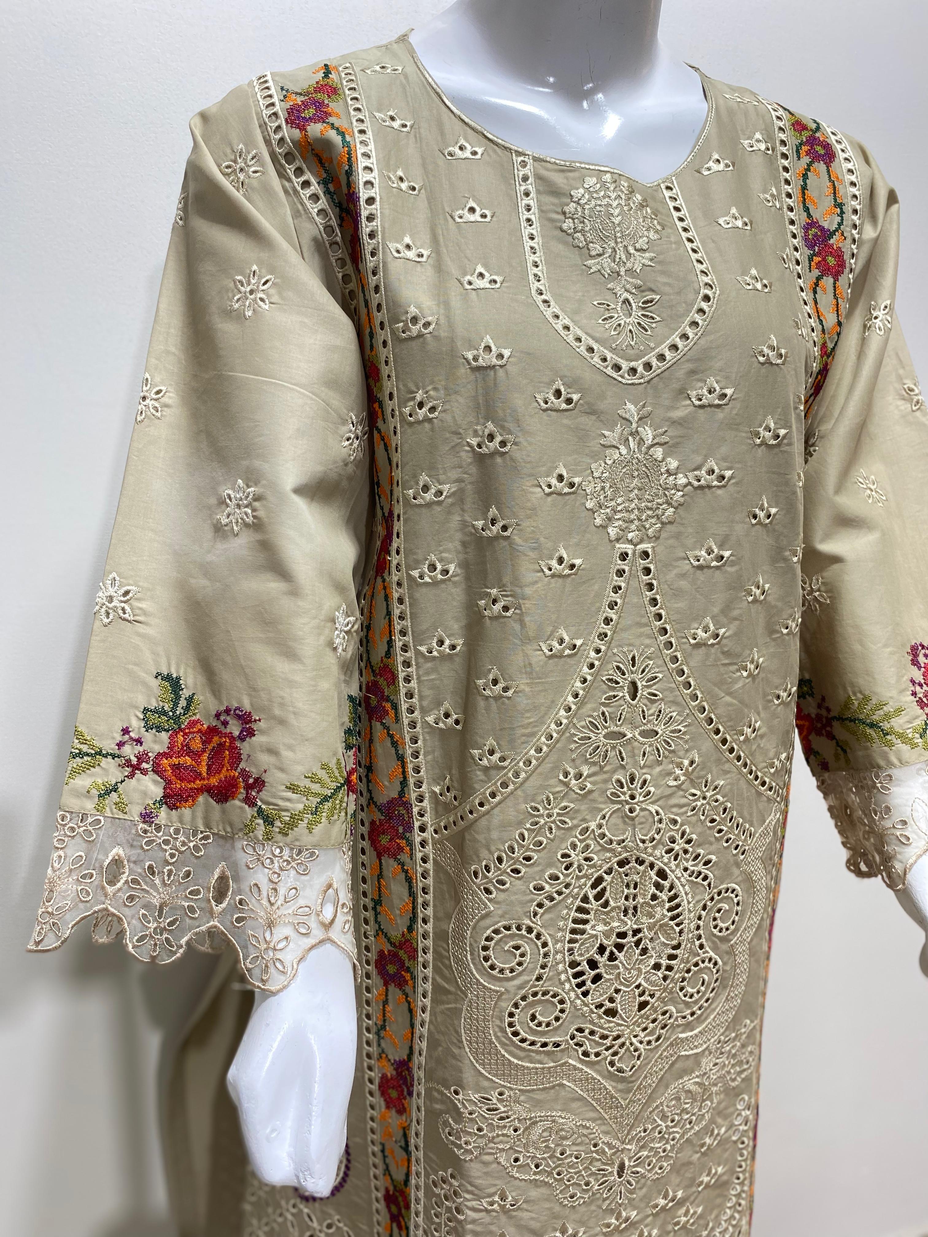 Lawn New Summer Arrival Lawn stitched Embroidery 2 Piece Suit