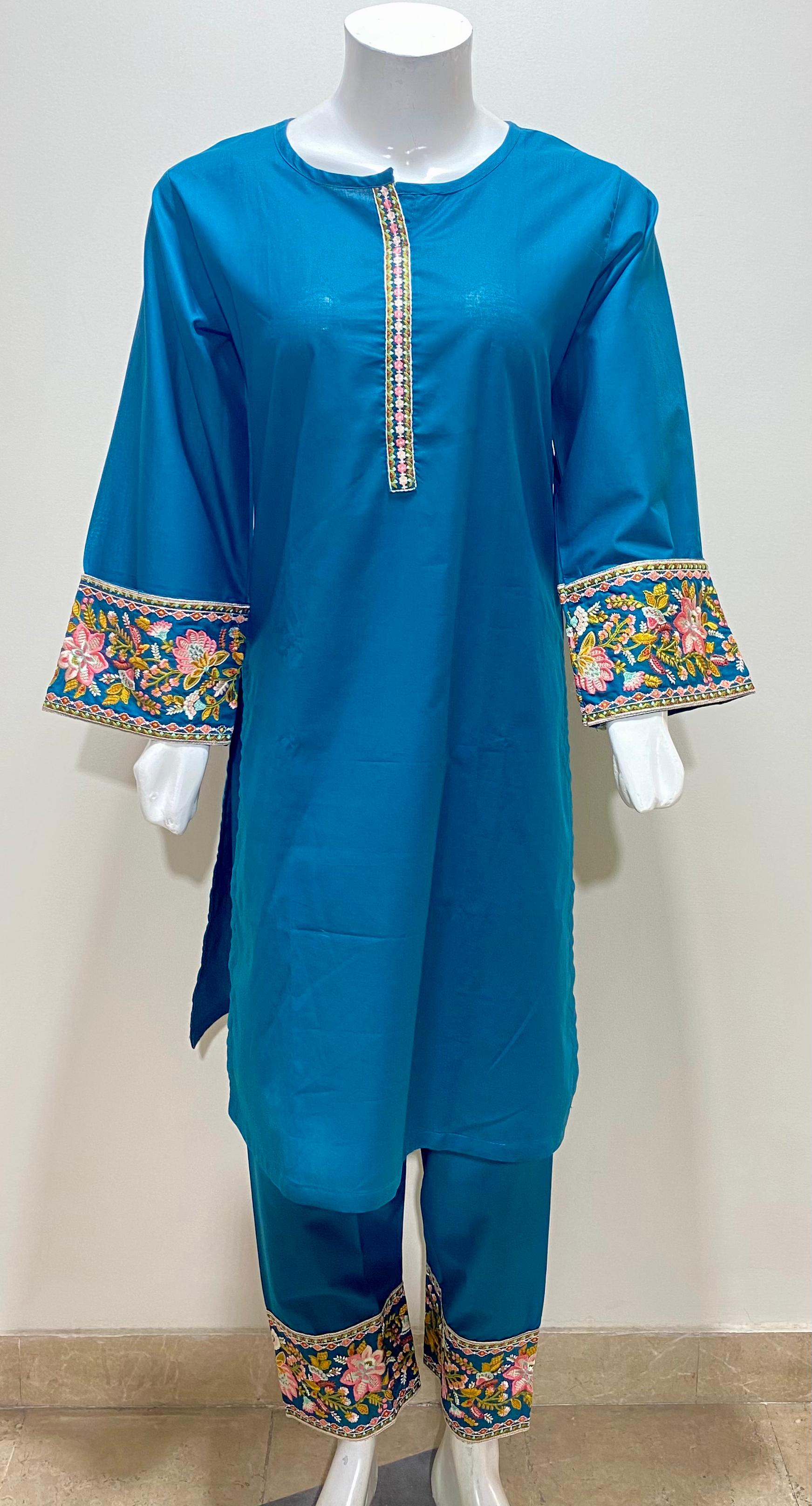 Lawn New Summer Arrival Lawn stitched Embroidery 2 Piece Suit