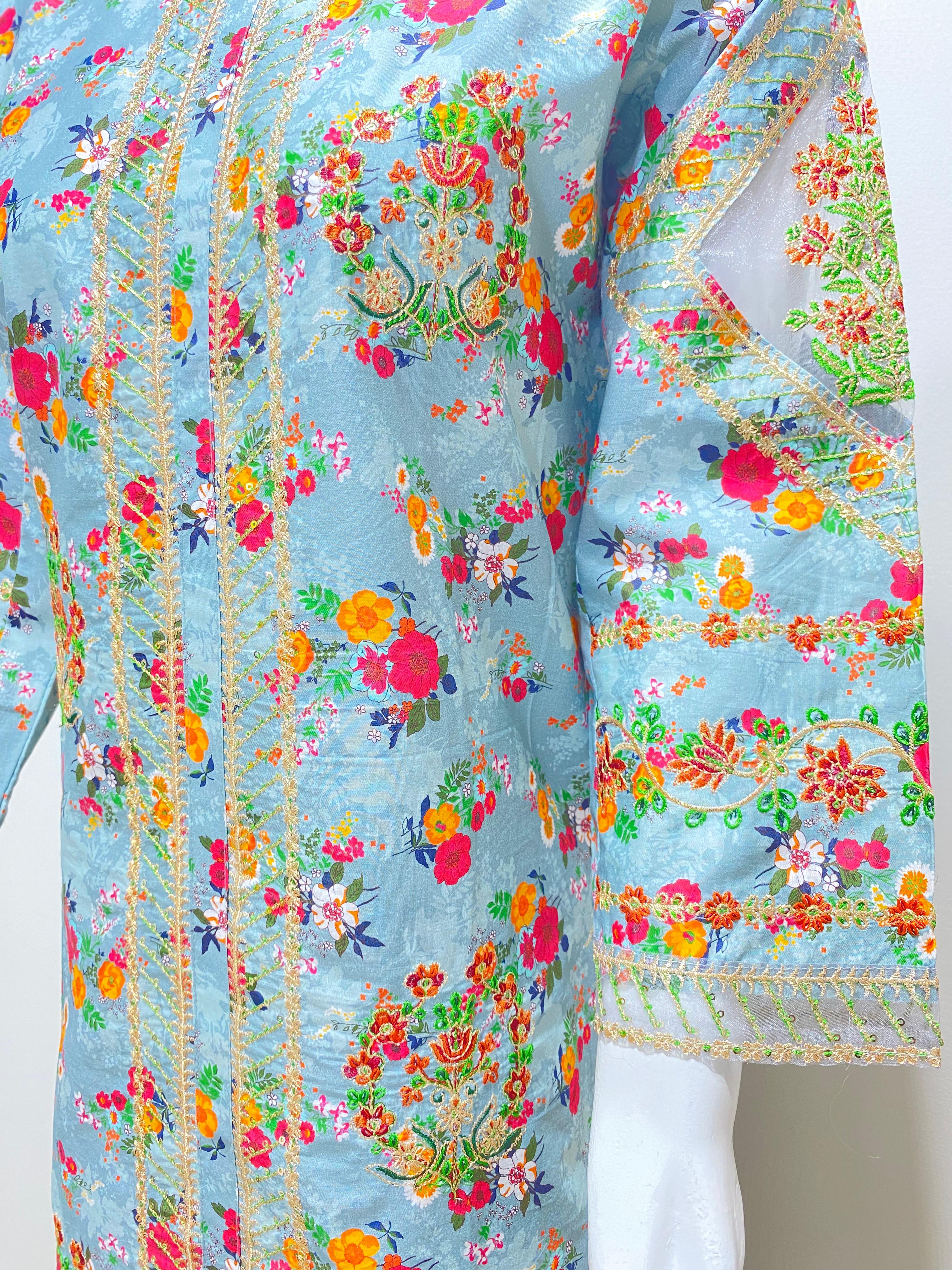 Lawn New Summer Arrival Lawn stitched Embroidery 2 Piece Suit