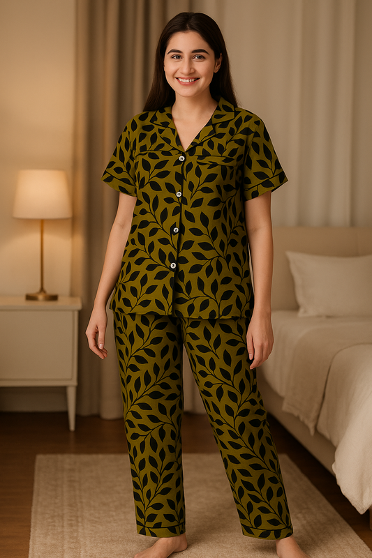 2 Piece Nightwear - Stitched